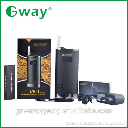 New OLED display dry herb vaporizer flowermate v8 / vapormax v8 with lock & unlock function flowermate vapormax v8